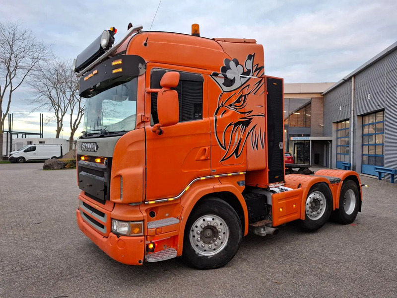 Scania R480 / HYDRAULICS / DOUBLE TANK / LIFT+LENKACHSE / 746830 KM / ALCOA / LEATHER / EURO-4 / 2007 - Tractor unit: picture 1 Scania R480 / HYDRAULICS / DOUBLE TANK / LIFT+LENKACHSE / 746830 KM / ALCOA / LEATHER / EURO-4 / 2007 - Tractor unit: picture 1