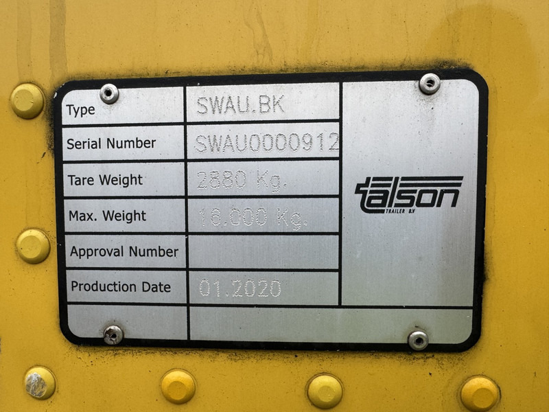 Talson SWAU.BK Wechselbrücke, Wissellaadbak, Swap body, BDF. Kein Krone - Hook lift/ Skip loader system: picture 5 Talson SWAU.BK Wechselbrücke, Wissellaadbak, Swap body, BDF. Kein Krone - Hook lift/ Skip loader system: picture 5