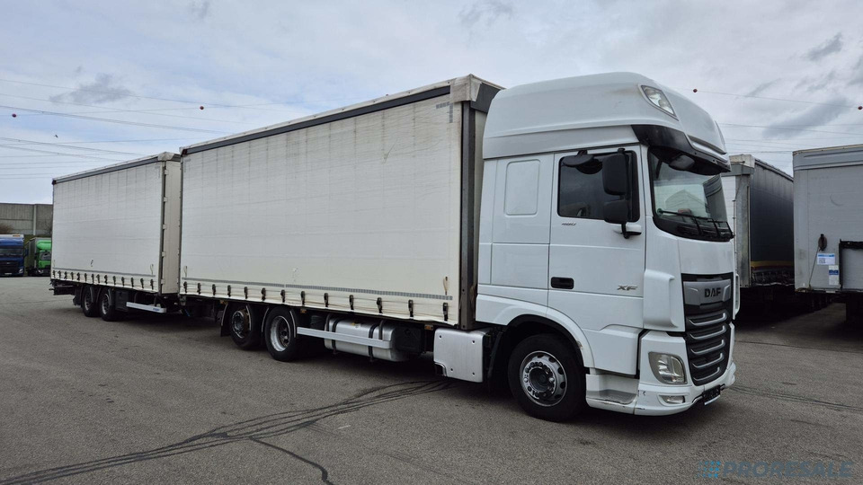 DAF XF 480 FAR SSC EURO 6 velkoobjemová souprava - prodejné jen s přívěsem PANAV TVK18M - P0463W - cena je za celou soupravu - Curtainsider truck: picture 1 DAF XF 480 FAR SSC EURO 6 velkoobjemová souprava - prodejné jen s přívěsem PANAV TVK18M - P0463W - cena je za celou soupravu - Curtainsider truck: picture 1