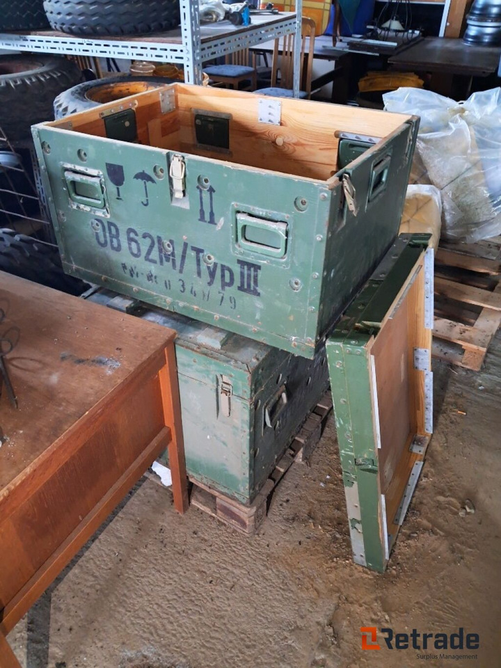 2 stk Militærkasser 80×60×53 cm - Construction equipment: picture 4 2 stk Militærkasser 80×60×53 cm - Construction equipment: picture 4