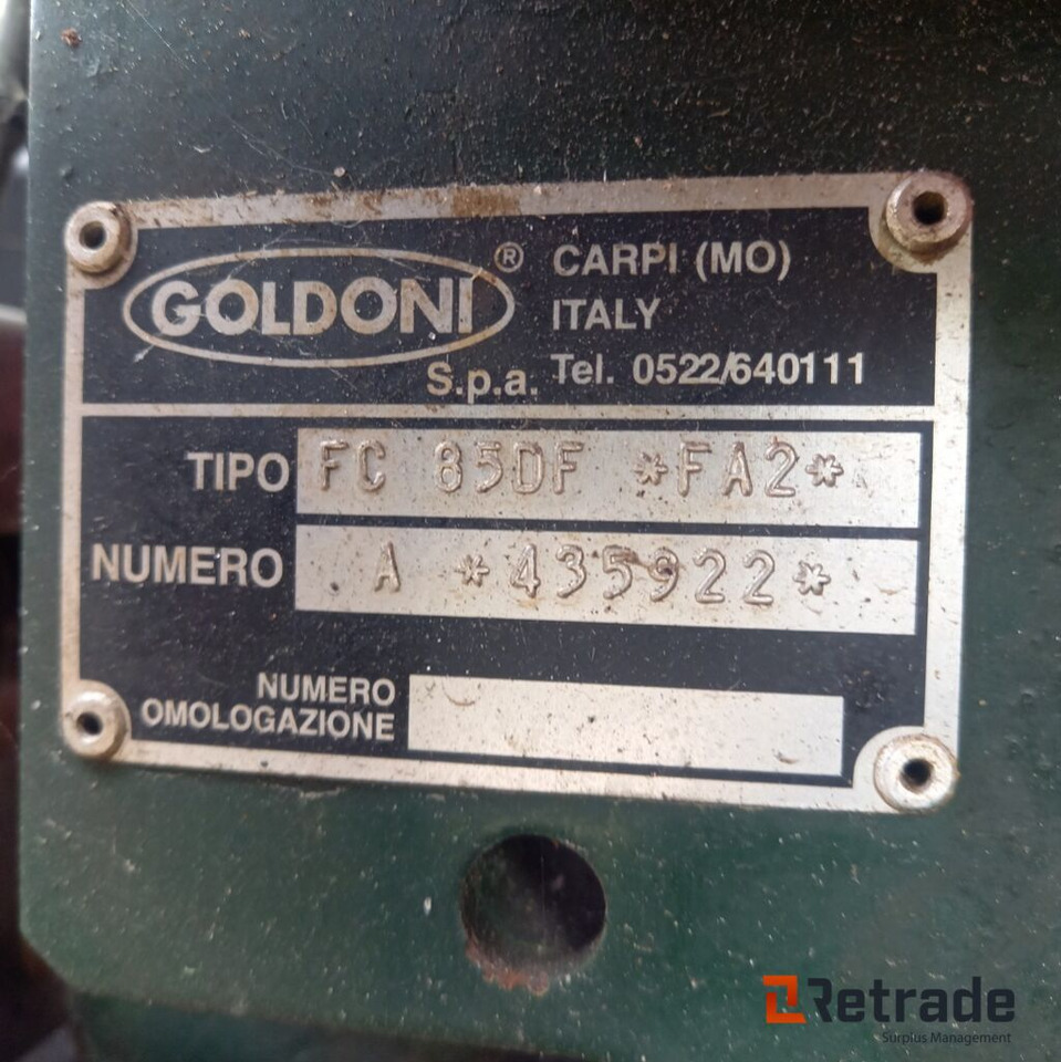 Agricultural machinery Goldoni FC85 DF Redskabsbærer / 2 hjulet traktor.: picture 16 Agricultural machinery Goldoni FC85 DF Redskabsbærer / 2 hjulet traktor.: picture 16