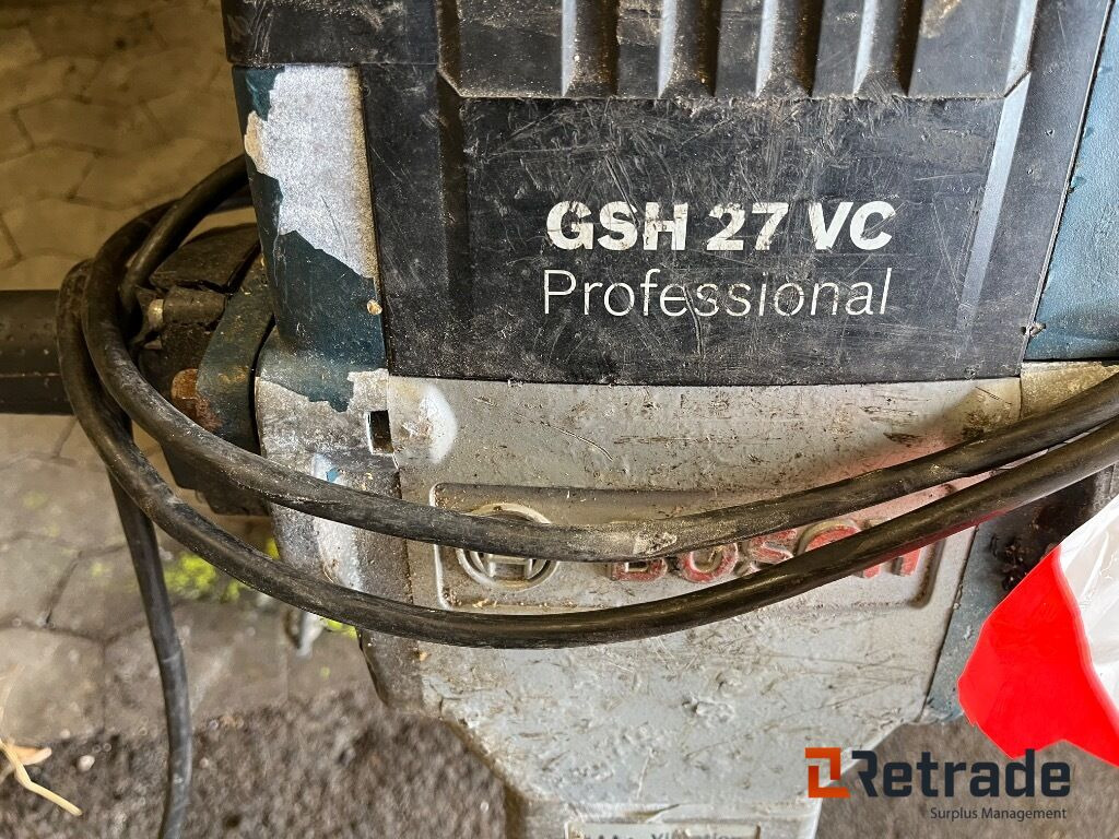 Bosch 2000W betonhammer GSH 27 VC 230 volt effekt 2000W. - Construction equipment: picture 2 Bosch 2000W betonhammer GSH 27 VC 230 volt effekt 2000W. - Construction equipment: picture 2