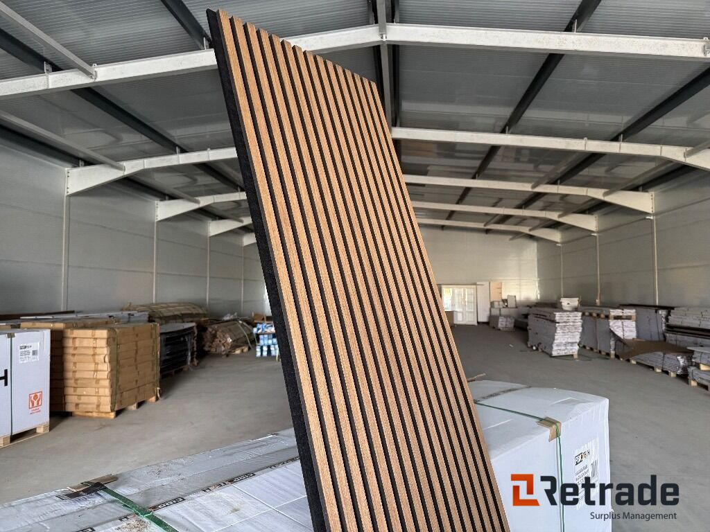Construction equipment Byggematerialer Akustikpaneler basic/oiled oak 40 stk 22x605x2440mm: picture 7
