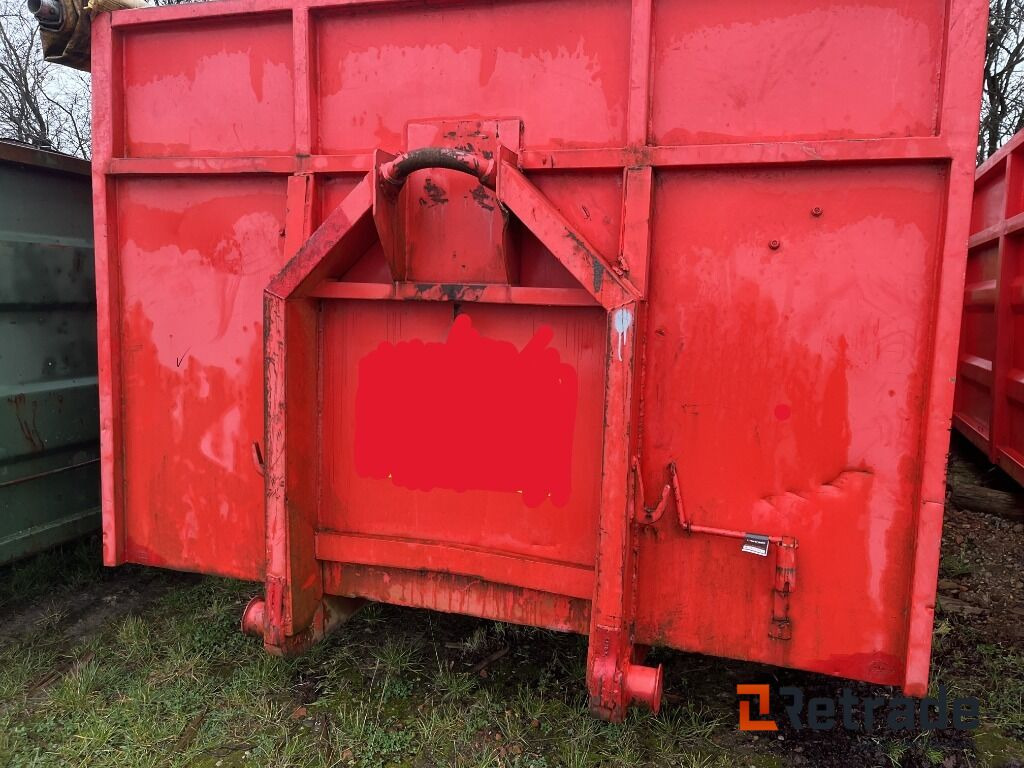 Container Container Høje sider Rød - Construction equipment: picture 2 Container Container Høje sider Rød - Construction equipment: picture 2