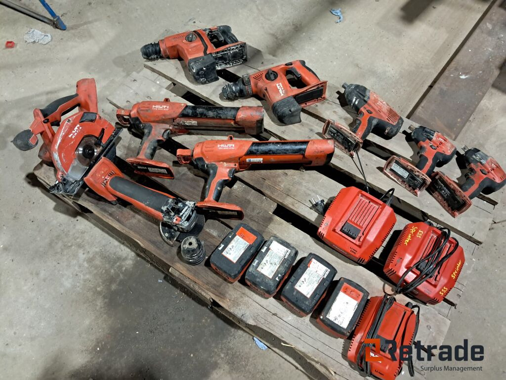En palle med Hilti værktøj - Alt virker - Construction equipment: picture 4 En palle med Hilti værktøj - Alt virker - Construction equipment: picture 4