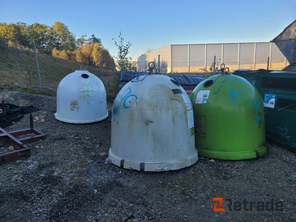 4 st behållare containers för glas , typ iglo - Other machinery: picture 1 4 st behållare containers för glas , typ iglo - Other machinery: picture 1