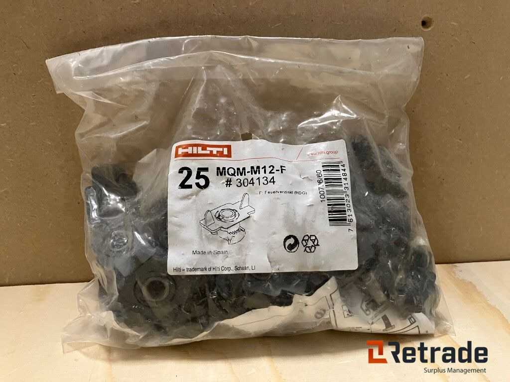 Större parti med Rörklammer i rostfritt och galvat , märke Hilti - Tool/ Equipment: picture 5 Större parti med Rörklammer i rostfritt och galvat , märke Hilti - Tool/ Equipment: picture 5