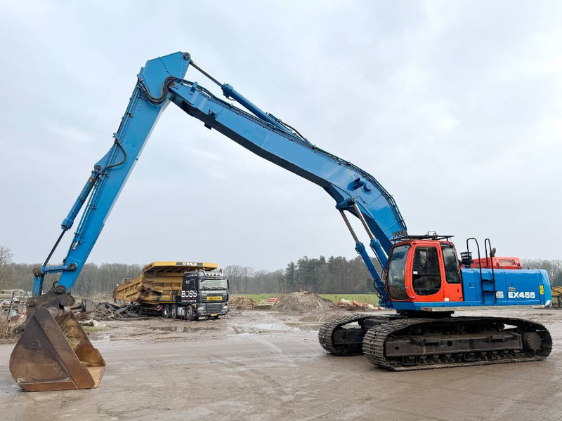 Hitachi EX455 - 16 Meter Long Reach / Dutch Machine - Crawler excavator: picture 1 Hitachi EX455 - 16 Meter Long Reach / Dutch Machine - Crawler excavator: picture 1