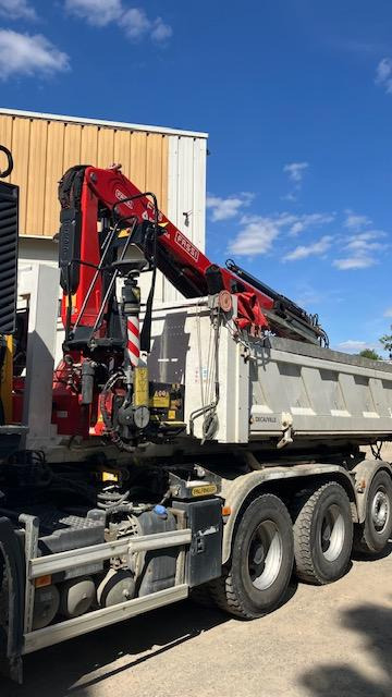 Renault Gamme T 480 - Tipper, Crane truck: picture 2 Renault Gamme T 480 - Tipper, Crane truck: picture 2