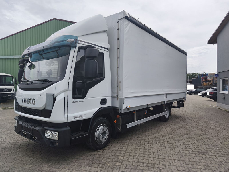 Iveco Eurocargo 75-210 Plane Euro 6 4x2 3-Sitzer (21) - Curtainsider truck: picture 1 Iveco Eurocargo 75-210 Plane Euro 6 4x2 3-Sitzer (21) - Curtainsider truck: picture 1