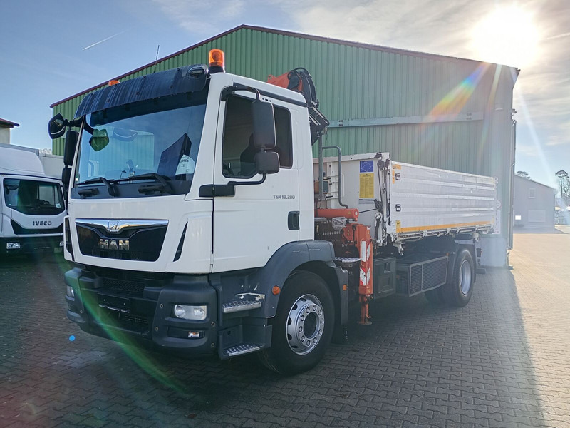 MAN TGM 18.290 Kipper - Tipper, Crane truck: picture 1 MAN TGM 18.290 Kipper - Tipper, Crane truck: picture 1