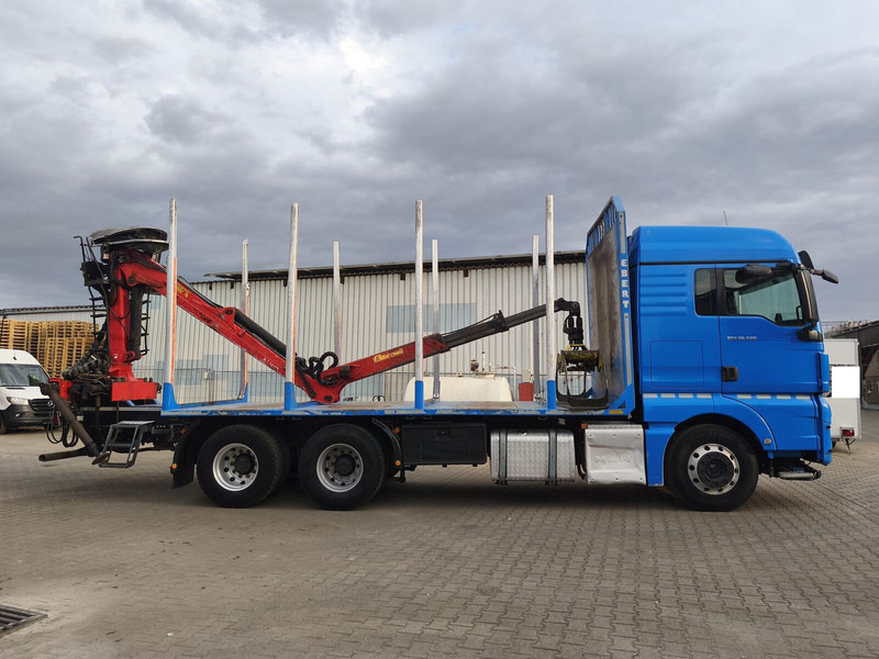MAN TGX 26.500 Holz-LKW Euro6 6x4 Holztransporter m Palfinger (16) - Logging truck, Crane truck: picture 4 MAN TGX 26.500 Holz-LKW Euro6 6x4 Holztransporter m Palfinger (16) - Logging truck, Crane truck: picture 4