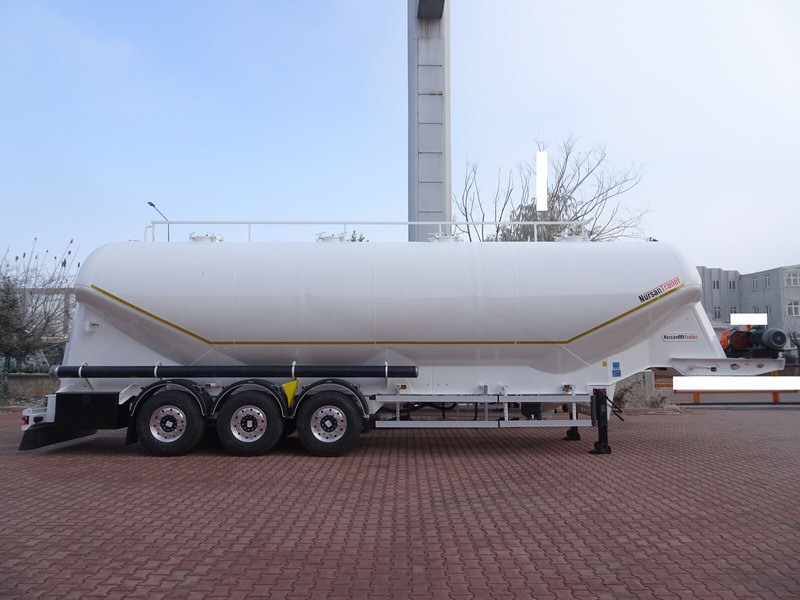 New Tank semi-trailer NURSAN Trockenschüttgutsilo Alu 28-60 m³ NEU höchste Qualität: picture 1