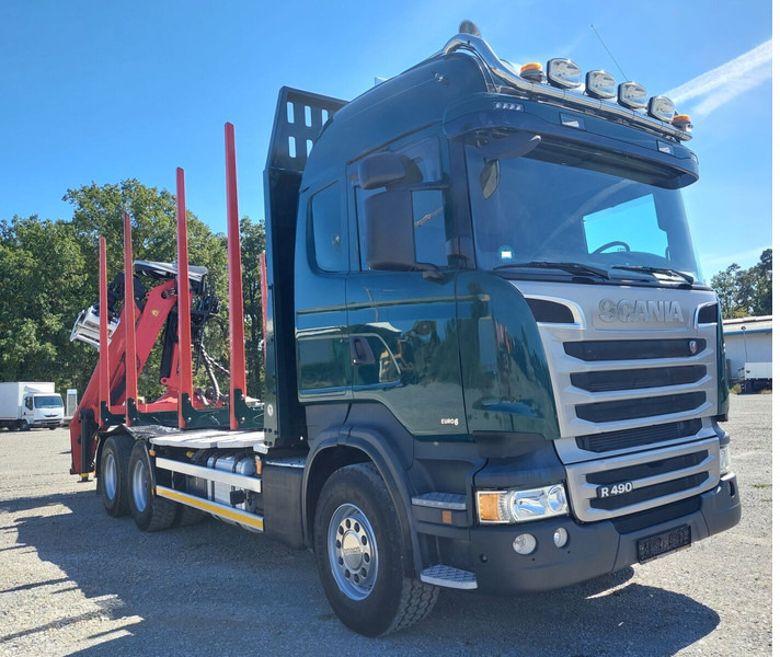 Scania R490 6x4 Euro 6 Kurzholz Palfinger AHK (2) - Logging truck, Crane truck: picture 5 Scania R490 6x4 Euro 6 Kurzholz Palfinger AHK (2) - Logging truck, Crane truck: picture 5