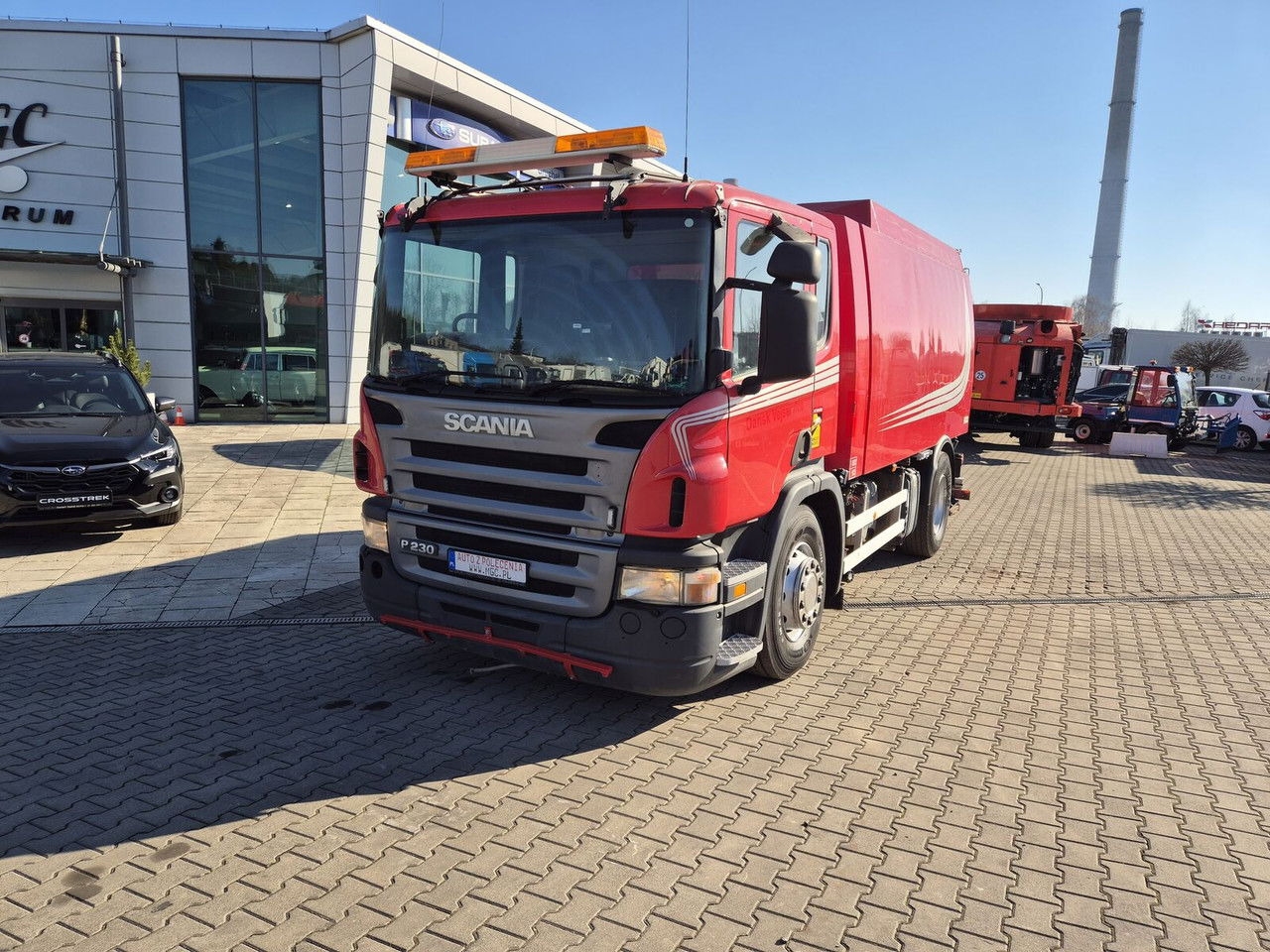 Scania P230 4X2 / Sweeper / Johnston VX800 / Sprayer / LOW Mileage / - Road sweeper: picture 2 Scania P230 4X2 / Sweeper / Johnston VX800 / Sprayer / LOW Mileage / - Road sweeper: picture 2