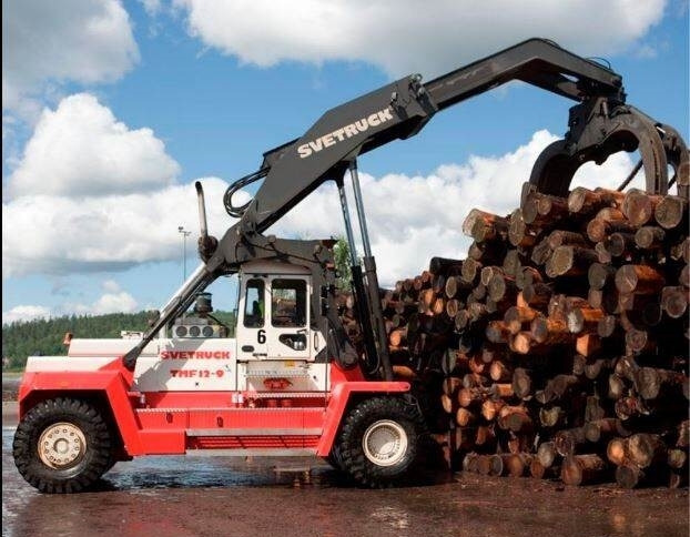 Svetruck TMF 12/9 HB / 1 OWNER / ELME SPREADER / WOOD LOG A - Reach stacker: picture 1 Svetruck TMF 12/9 HB / 1 OWNER / ELME SPREADER / WOOD LOG A - Reach stacker: picture 1