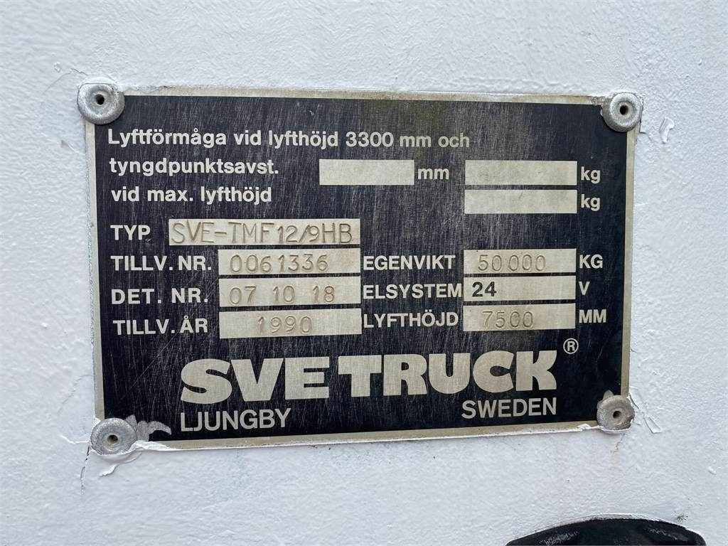 Leasing of Svetruck TMF 12/9 HB / 1 OWNER / REACH STACKER / ELME SPREA  Svetruck TMF 12/9 HB / 1 OWNER / REACH STACKER / ELME SPREA: picture 20