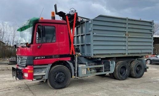 Mercedes-Benz Actros 2631 6x4 Meiller tipper - Tipper, Crane truck: picture 1 Mercedes-Benz Actros 2631 6x4 Meiller tipper - Tipper, Crane truck: picture 1