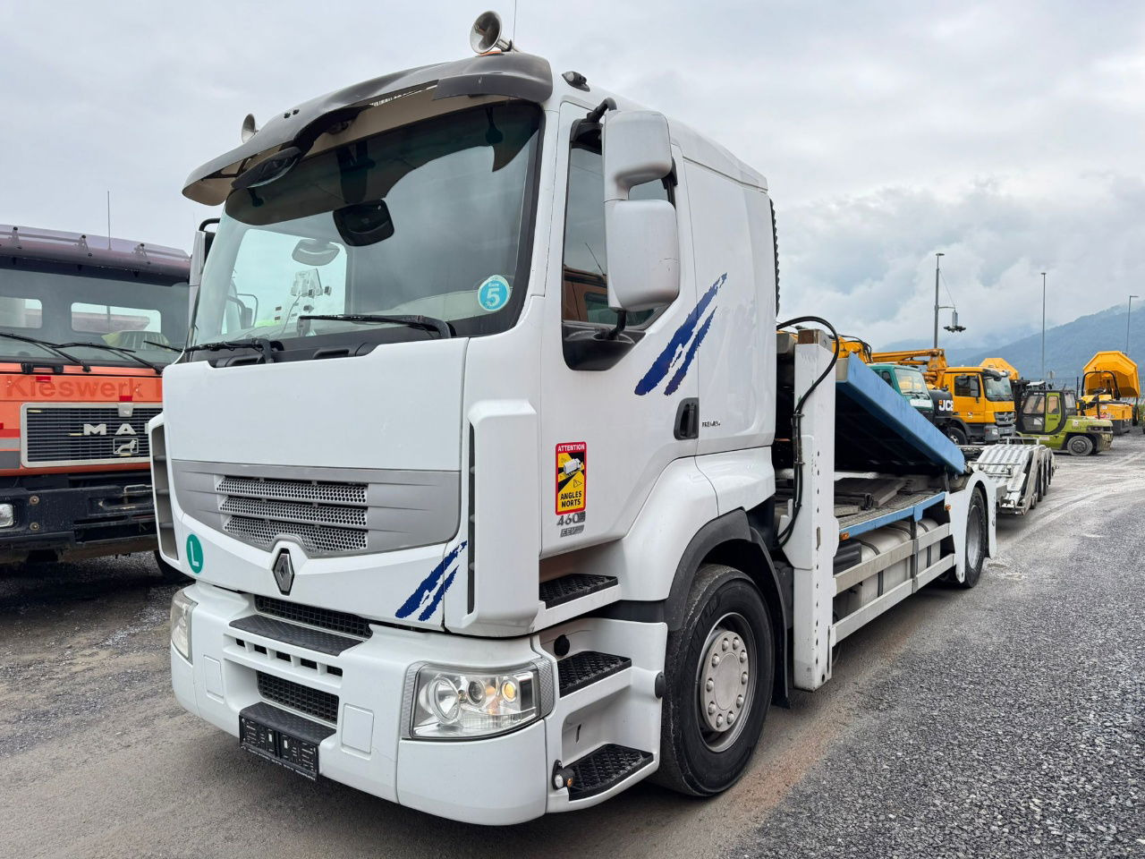 Renault Premium 460 4x2 LKW transporter + rolfo trailer - Autotransporter truck: picture 1 Renault Premium 460 4x2 LKW transporter + rolfo trailer - Autotransporter truck: picture 1