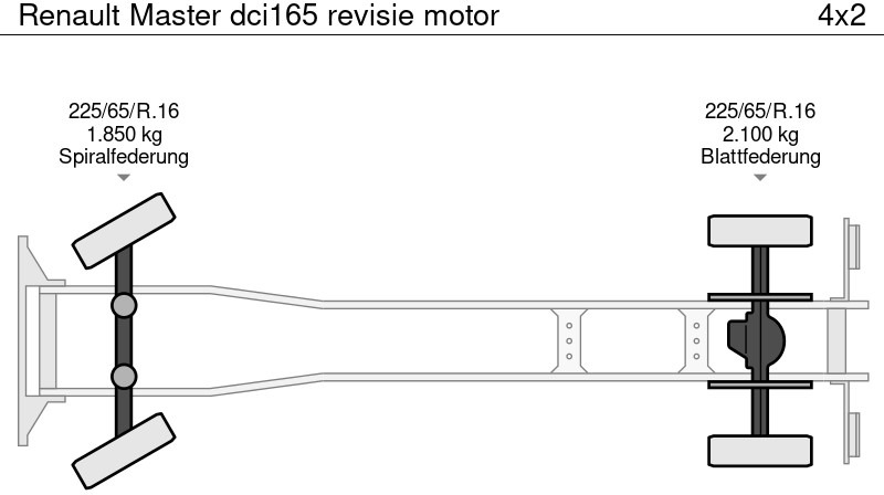 Box truck Renault Master dci165 revisie motor: picture 18