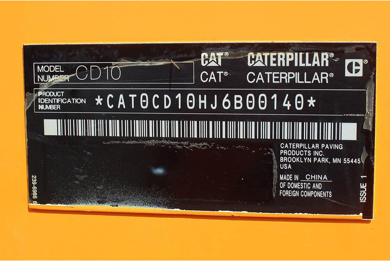 Roller Caterpillar CD10: picture 7 Roller Caterpillar CD10: picture 7