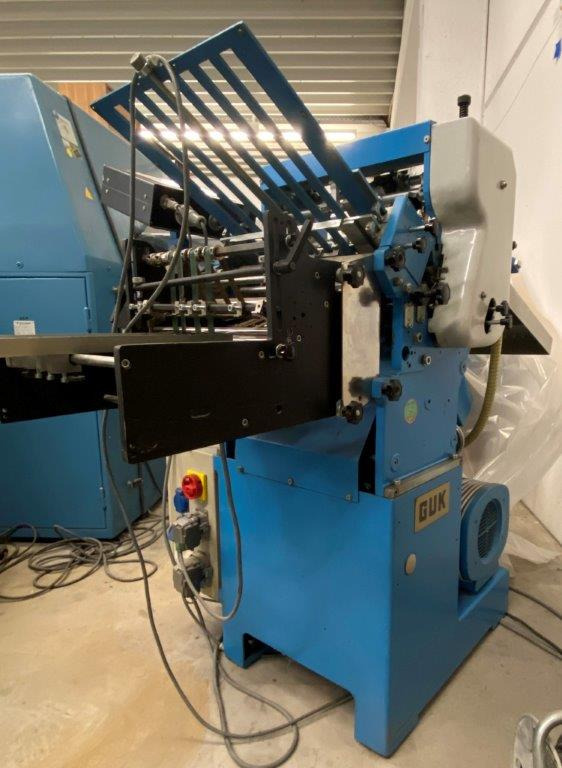 4 pockets cut-size pharmaceutical folding machine GUK FA 35-4-SVA 35 VAR insertable cut-size upright delivery GUK KS 310 - Folding machine: picture 1 4 pockets cut-size pharmaceutical folding machine GUK FA 35-4-SVA 35 VAR insertable cut-size upright delivery GUK KS 310 - Folding machine: picture 1