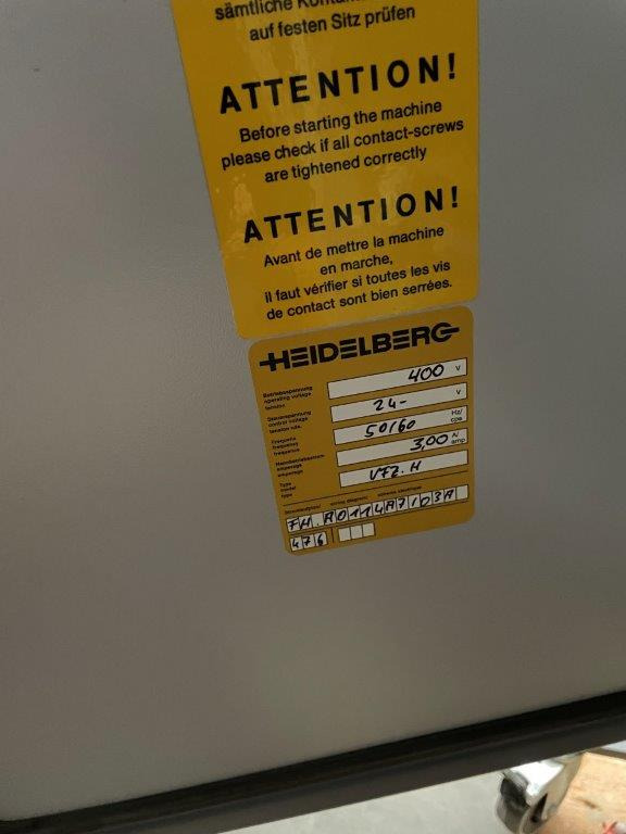 Printing machinery Heidelberg steel VFZ-52 H four-part folding unit: picture 7