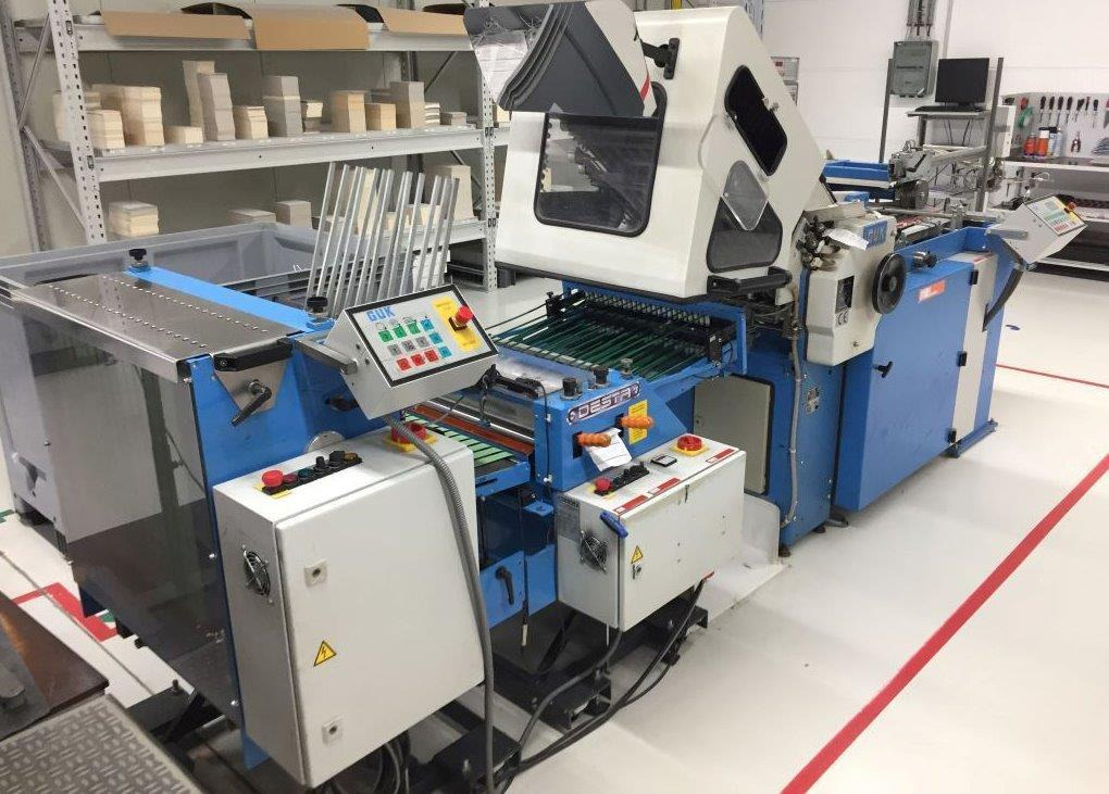 Buckle plate folder GUK FA 54-4-F-TH with stream delivery S-520 for prefold products - Folding machine: picture 1 Buckle plate folder GUK FA 54-4-F-TH with stream delivery S-520 for prefold products - Folding machine: picture 1