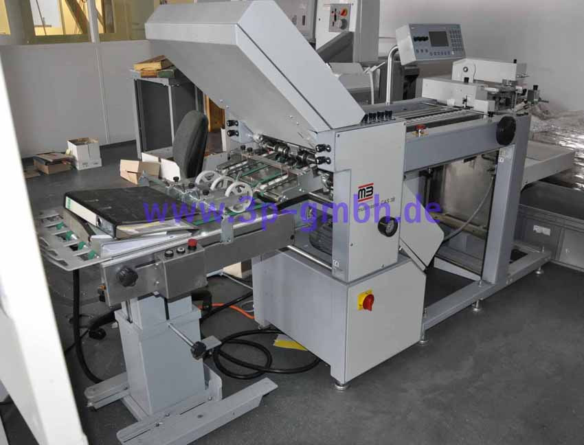 Semi-automatic adjustable buckle plate folder Mathias Bäuerle Multimaster CAS 38-4-FL38-SA - Folding machine: picture 1 Semi-automatic adjustable buckle plate folder Mathias Bäuerle Multimaster CAS 38-4-FL38-SA - Folding machine: picture 1