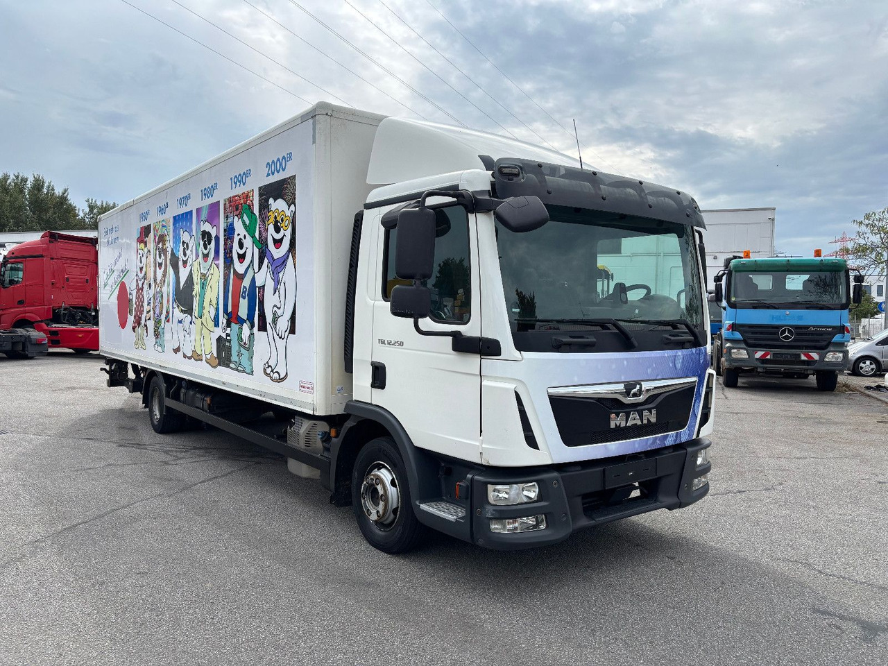 Box truck MAN TGL 12.250 LBW/Klima/Standheizung/Bergabfahr: picture 11