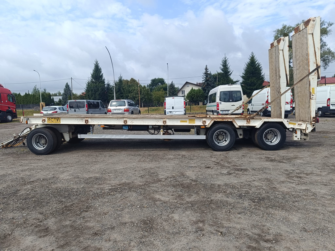 ACTM 3 osie  8m x 2,55 m lad 25 T - Low loader trailer: picture 4 ACTM 3 osie  8m x 2,55 m lad 25 T - Low loader trailer: picture 4