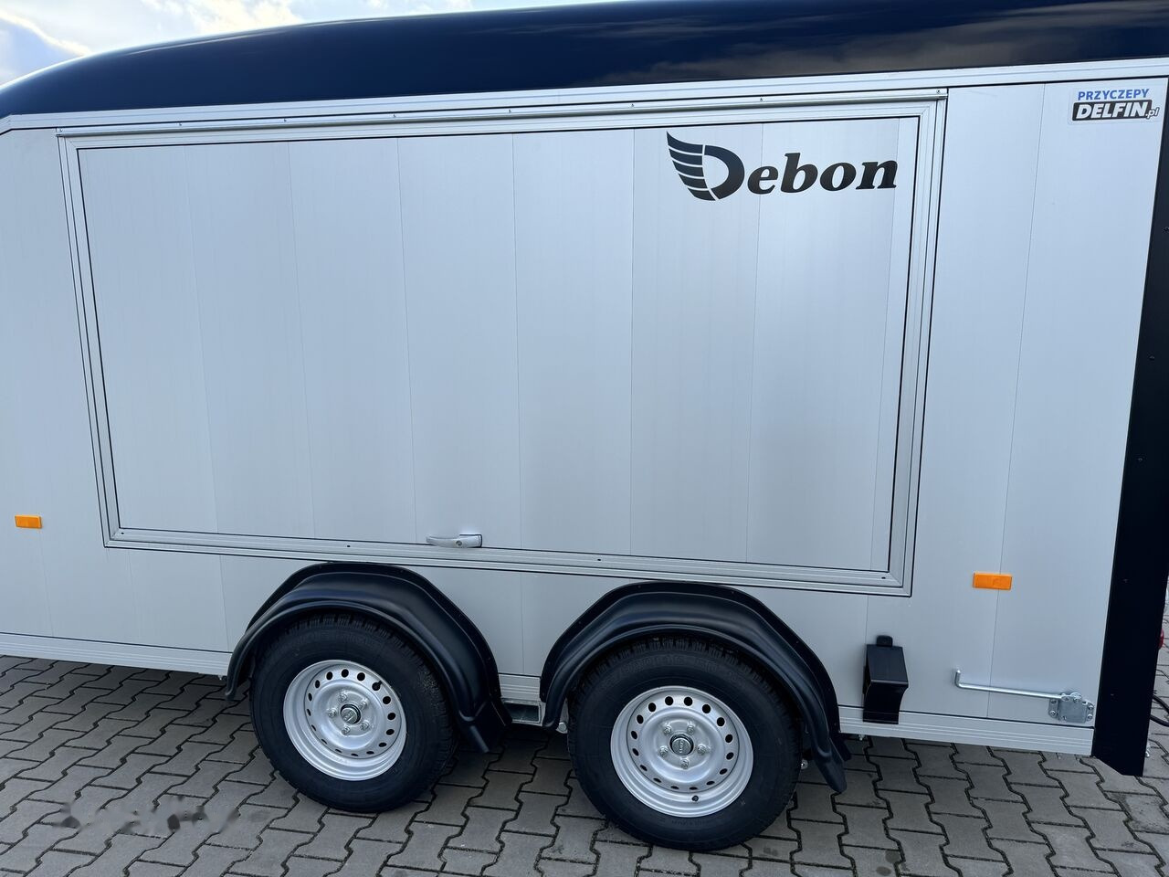 New Closed box trailer Debon C800 furgon van trailer 3000 KG GVW car transporter Cheval Debon: picture 21