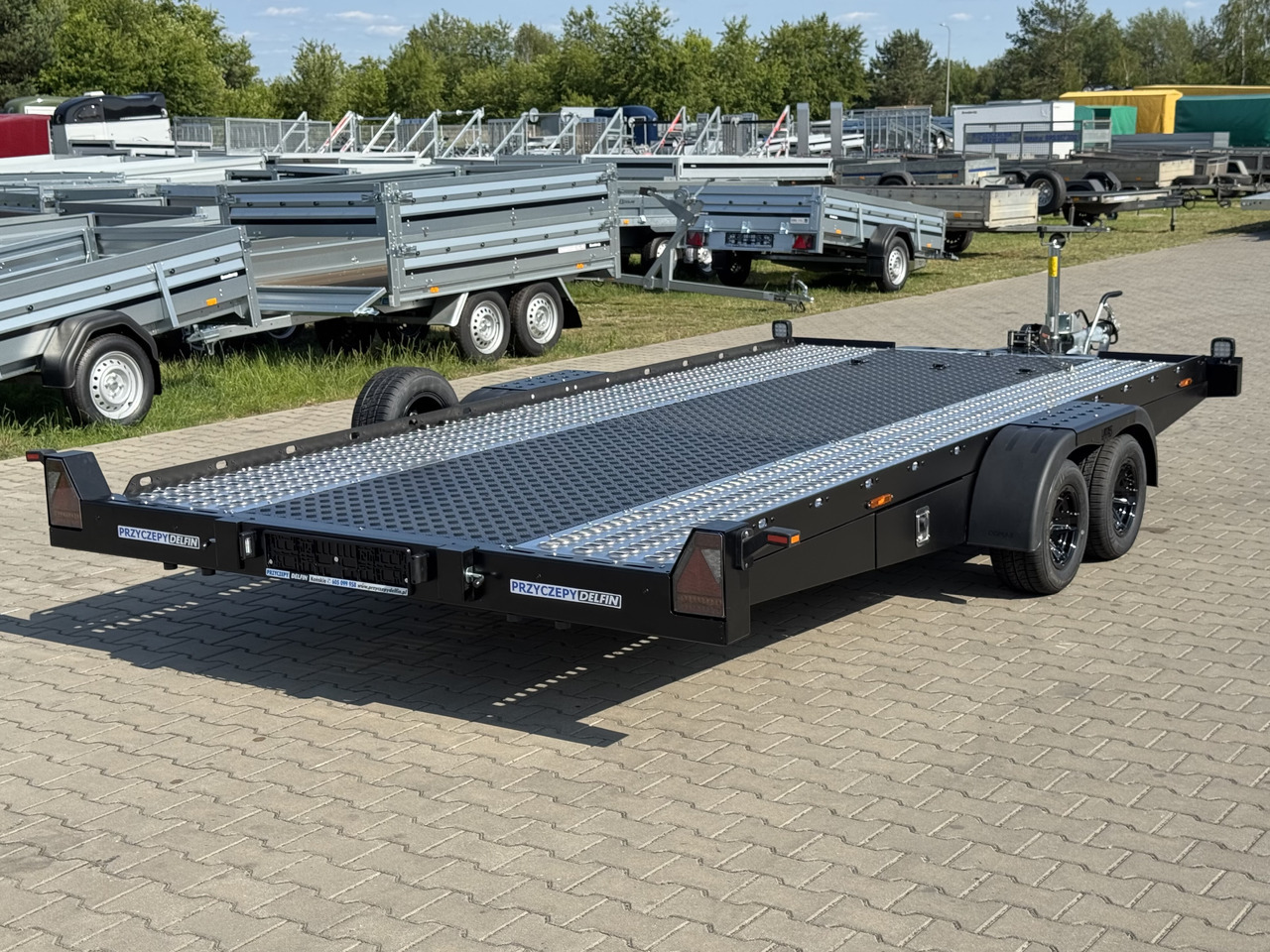 New Autotransporter trailer Lorries PLAXX27-4520 – laweta aluminiowa 2,7T: picture 13
