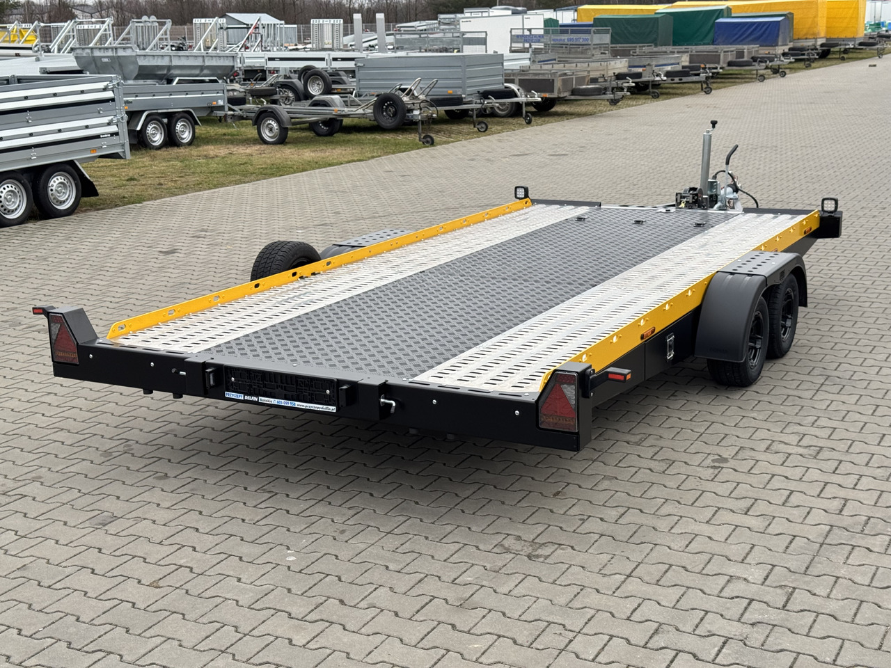 New Autotransporter trailer Lorries PLAXX27-4520 – laweta aluminiowa 2,7T: picture 14