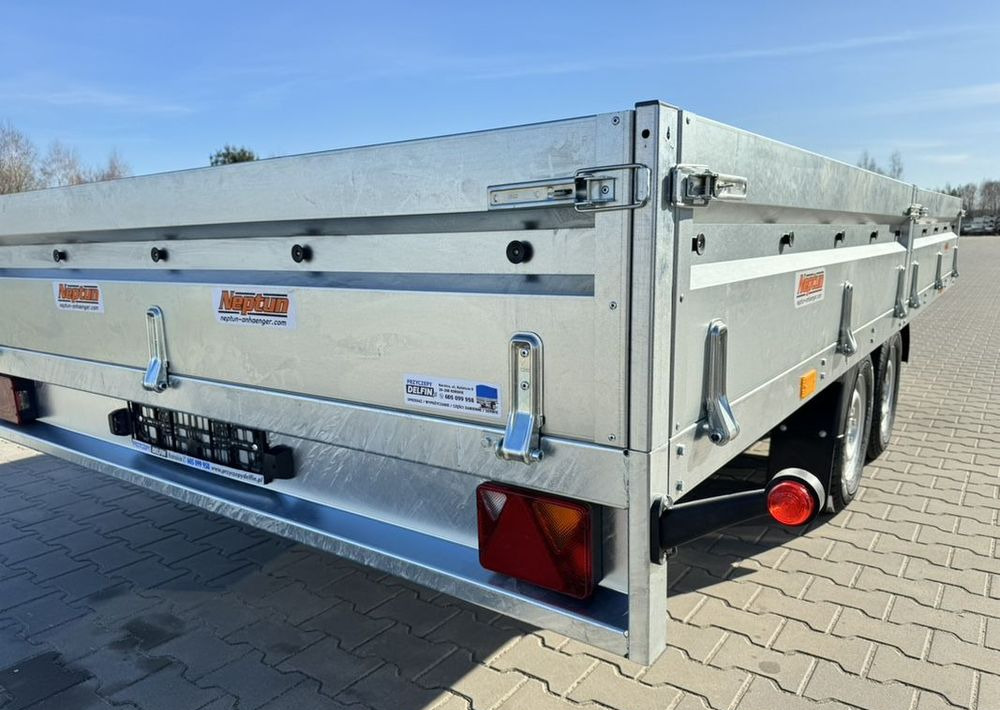 New Dropside/ Flatbed trailer NEPTUN Neptun GN242 Nordica N20-420 2 kps 420x215 cm: picture 12