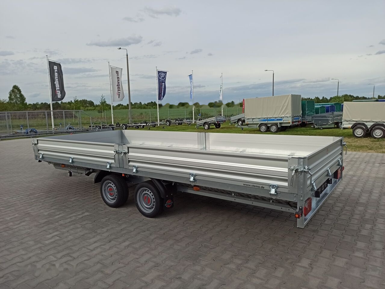 Stema SHP O2 35-52-22.2 przyczepa skrzyniowa 5x2m otwierane burty - Dropside/ Flatbed trailer: picture 5 Stema SHP O2 35-52-22.2 przyczepa skrzyniowa 5x2m otwierane burty - Dropside/ Flatbed trailer: picture 5
