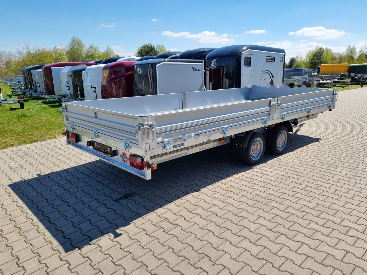 Stema SHP O2 35-52-22.2 przyczepa skrzyniowa 5x2m otwierane burty - Dropside/ Flatbed trailer: picture 3 Stema SHP O2 35-52-22.2 przyczepa skrzyniowa 5x2m otwierane burty - Dropside/ Flatbed trailer: picture 3