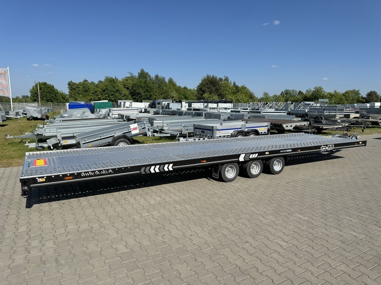 Leasing of TA-NO TRIO 35.85 FT PREMIUM trailer for 2 cars black coated TA-NO TRIO 35.85 FT PREMIUM trailer for 2 cars black coated: picture 8