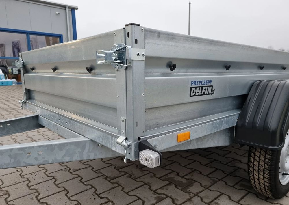 New Dropside/ Flatbed trailer ZASŁAW 265T | 265 x 132 / 750 kg/ 2 osie / lekka przyczepa skrzyniowa: picture 9