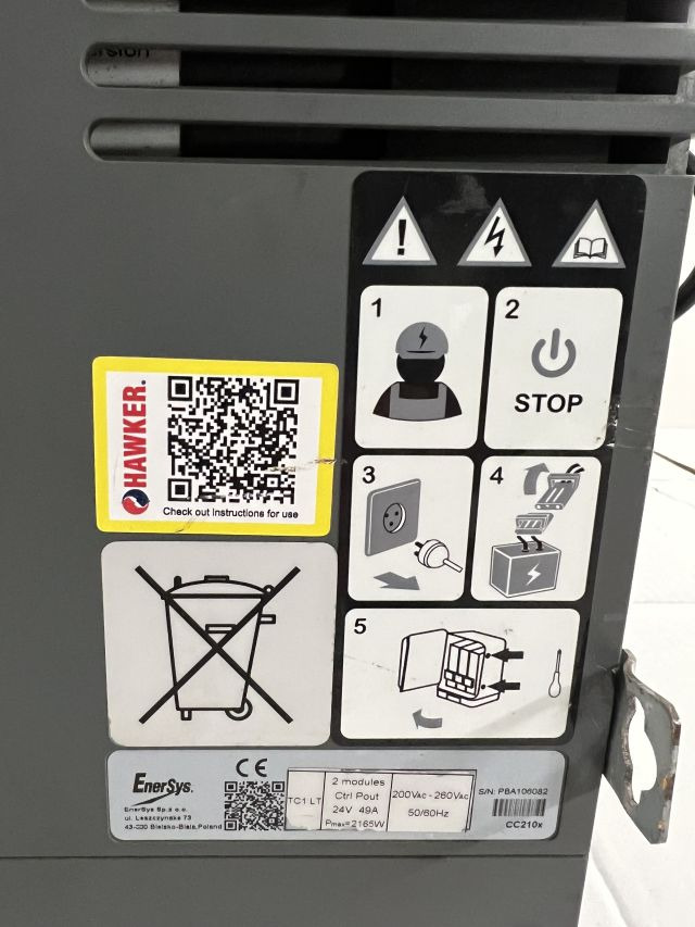 Hawker CC210X | Life Tech 24V49A sn. PBA106082 160A Rema battery connector Life Tech 24V49A sn. PBA106082 160A Rema battery connector - Battery for Material handling equipment: picture 4 Hawker CC210X | Life Tech 24V49A sn. PBA106082 160A Rema battery connector Life Tech 24V49A sn. PBA106082 160A Rema battery connector - Battery for Material handling equipment: picture 4