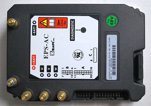 Hyster/Yale 8537102 | Controller Zapi EPS-AC F07094A-HYG 48V 40A Flash mat 21 37 - ECU for Material handling equipment: picture 1 Hyster/Yale 8537102 | Controller Zapi EPS-AC F07094A-HYG 48V 40A Flash mat 21 37 - ECU for Material handling equipment: picture 1