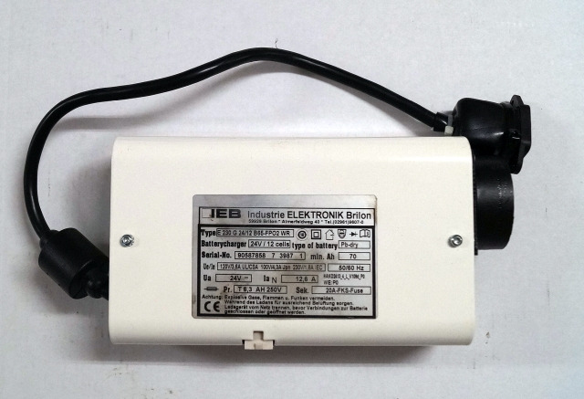 Battery for Material handling equipment IEB 90587858 | IEB charger EFG 230 G 24/12 B65-FP02 WR 24V12,6A 220V 50/60Hz fro: picture 1