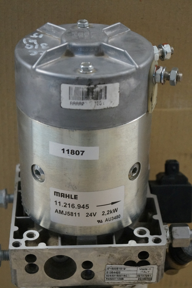 Jungheinrich 51064221 | Pump unit 24V 2,2KW Mahle AMJ5811 Pump motor 51056970 - Hydraulic pump for Material handling equipment: picture 2 Jungheinrich 51064221 | Pump unit 24V 2,2KW Mahle AMJ5811 Pump motor 51056970 - Hydraulic pump for Material handling equipment: picture 2