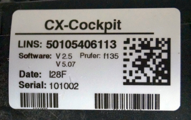 Still 50105406113 | CX cockpit Sw. V2,5 V58,07 sn. 101002 from EXEU S22 year 201 - Dashboard for Material handling equipment: picture 5 Still 50105406113 | CX cockpit Sw. V2,5 V58,07 sn. 101002 from EXEU S22 year 201 - Dashboard for Material handling equipment: picture 5