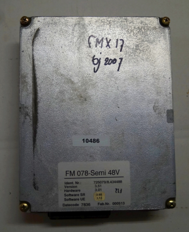 Still 725079 | 8.434488 FM 078-Semi 48V version 3,51 hardware 3,01 sw. Sr 3,68 s - ECU for Material handling equipment: picture 1 Still 725079 | 8.434488 FM 078-Semi 48V version 3,51 hardware 3,01 sw. Sr 3,68 s - ECU for Material handling equipment: picture 1