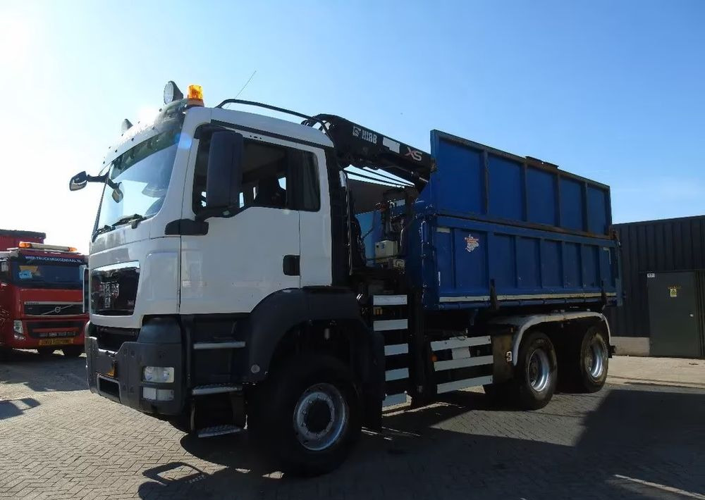 MAN TGS 26.400 6x6 – Wywrotka 3-stronna Meiller + Żuraw HIAB 166 E3 HIPRO – 429.222 km – Euro 4 - Tipper, Crane truck: picture 2 MAN TGS 26.400 6x6 – Wywrotka 3-stronna Meiller + Żuraw HIAB 166 E3 HIPRO – 429.222 km – Euro 4 - Tipper, Crane truck: picture 2