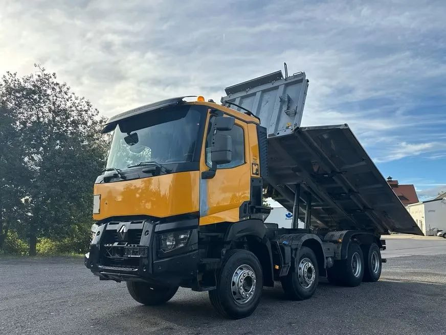 Renault K 440 8x4 • Bordmatik • Klima • Meiller • Euro 6 • 3-stronna wywrotka • 299 000 km - Tipper: picture 1 Renault K 440 8x4 • Bordmatik • Klima • Meiller • Euro 6 • 3-stronna wywrotka • 299 000 km - Tipper: picture 1