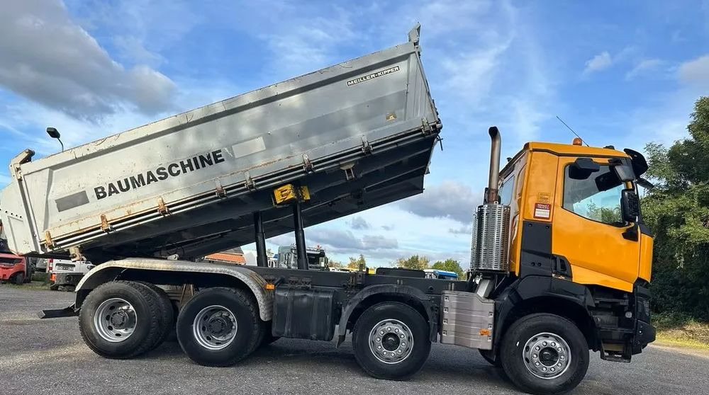 Renault K 440 8x4 • Bordmatik • Klima • Meiller • Euro 6 • 3-stronna wywrotka • 299 000 km - Tipper: picture 2 Renault K 440 8x4 • Bordmatik • Klima • Meiller • Euro 6 • 3-stronna wywrotka • 299 000 km - Tipper: picture 2