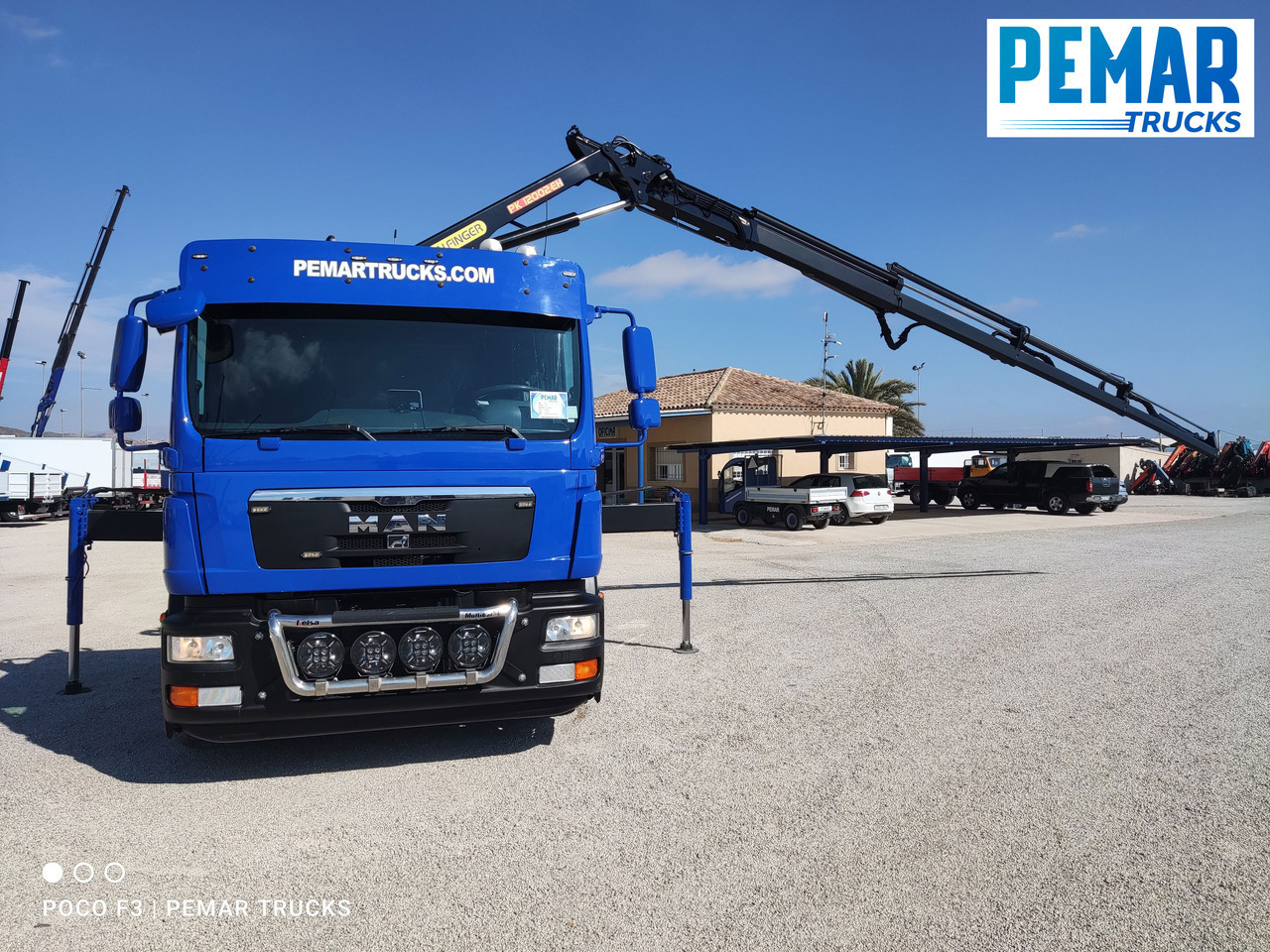 Hook lift truck, Crane truck MAN TGM 18.290 GRUA MULTILIFT: picture 19