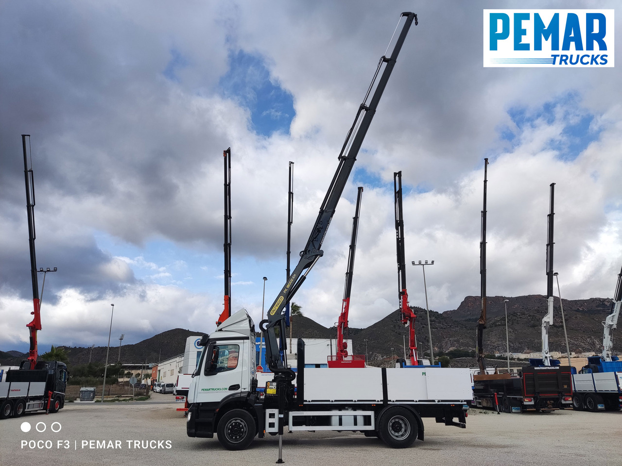 MERCEDES-BENZ ANTOS 1827 GRUA PALFINGER PK 18002 CAJA FIJA 18T EURO 6 - Crane truck: picture 5 MERCEDES-BENZ ANTOS 1827 GRUA PALFINGER PK 18002 CAJA FIJA 18T EURO 6 - Crane truck: picture 5